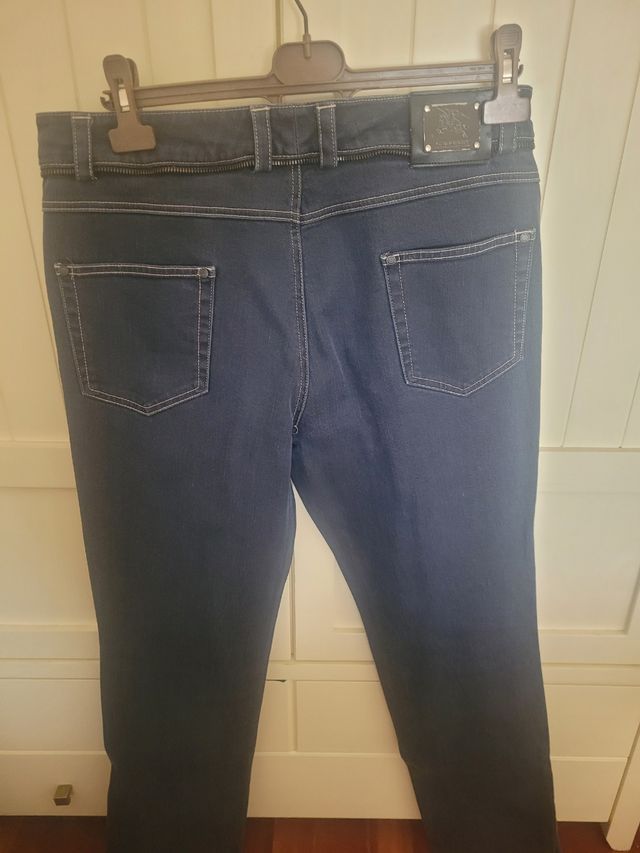 PANTALÓN AZUL VAQUERO BURBERRY MUJER