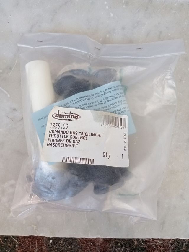 COMANDO GAS BICILINDRICO DOMINO CON MANOPOLE 2 CAV