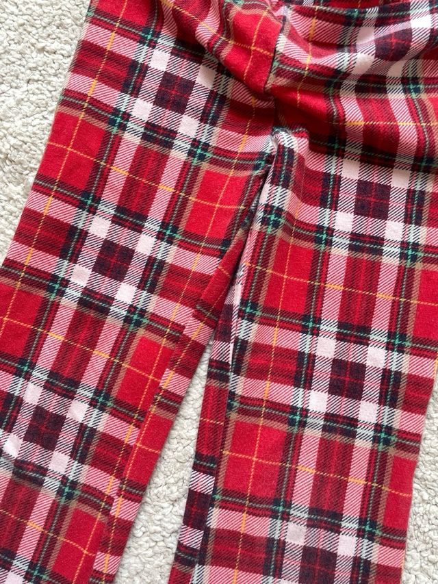 Pantalón de cuadros niña