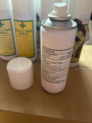 Spray biohazard