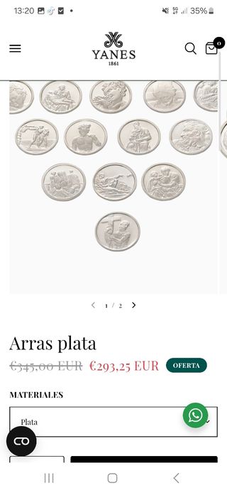 Arras matrimonio 