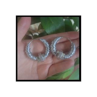 Pendientes alambre artesanos