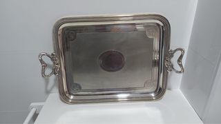 Juego de café bañado en plata 