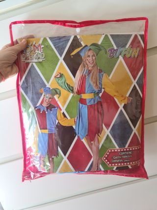 Disfraz arlequin bufon