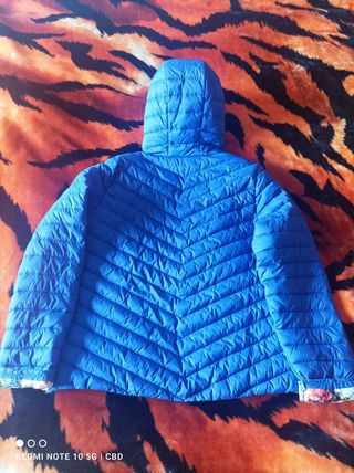 Chaqueta Acolchada Azul Mujer XL