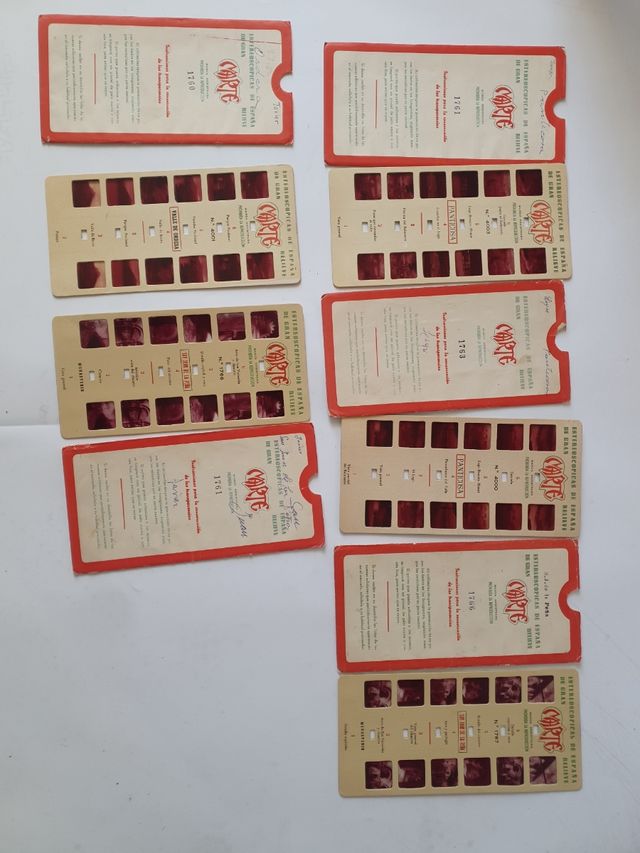 Lote fotografías estereoscopicas  Marte