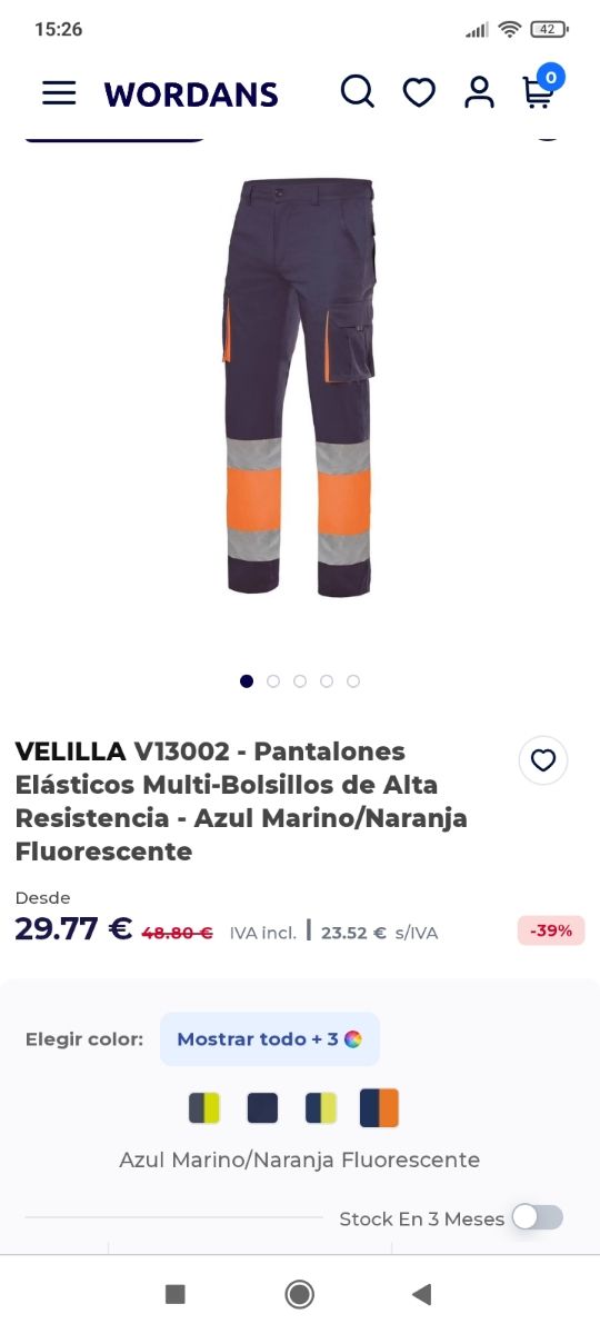 2 Pantaloni da lavoro. 2 x 25 euro