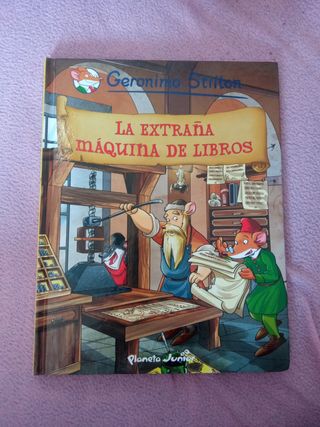 La extraña máquina de libros: Cómic Geronimo Stilton 8
