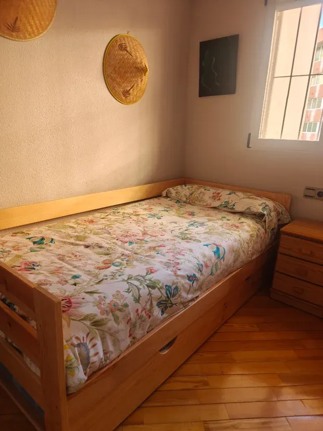 bicama madera maciza