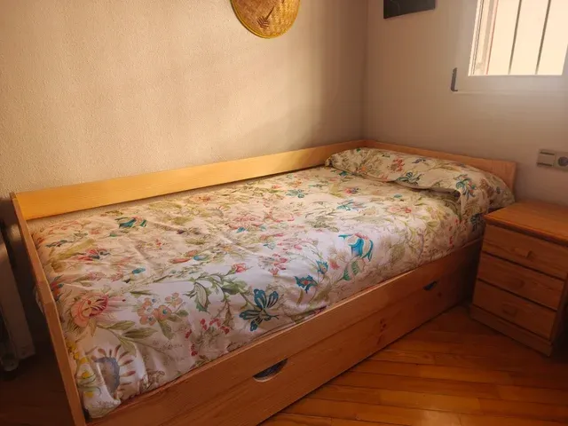 bicama madera maciza