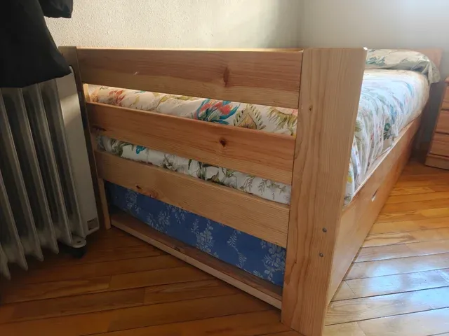 bicama madera maciza