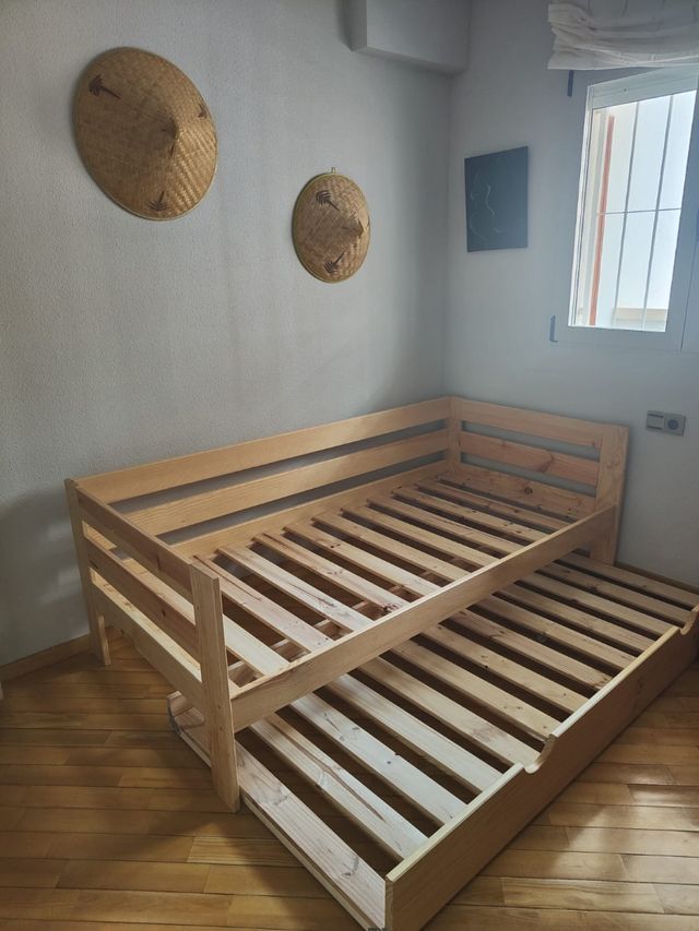 bicama madera maciza