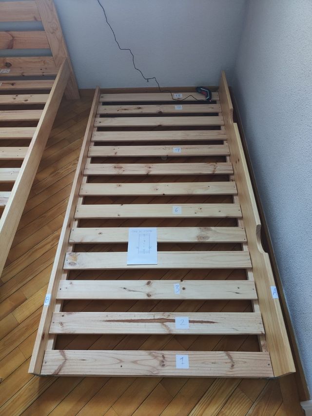 bicama madera maciza