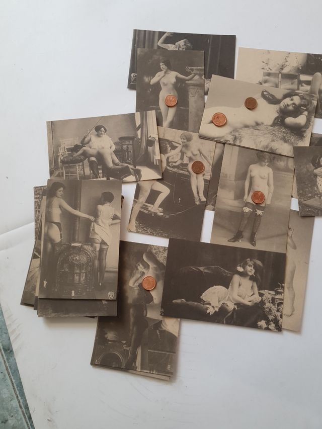 Lote postales eroticas francesas 1920