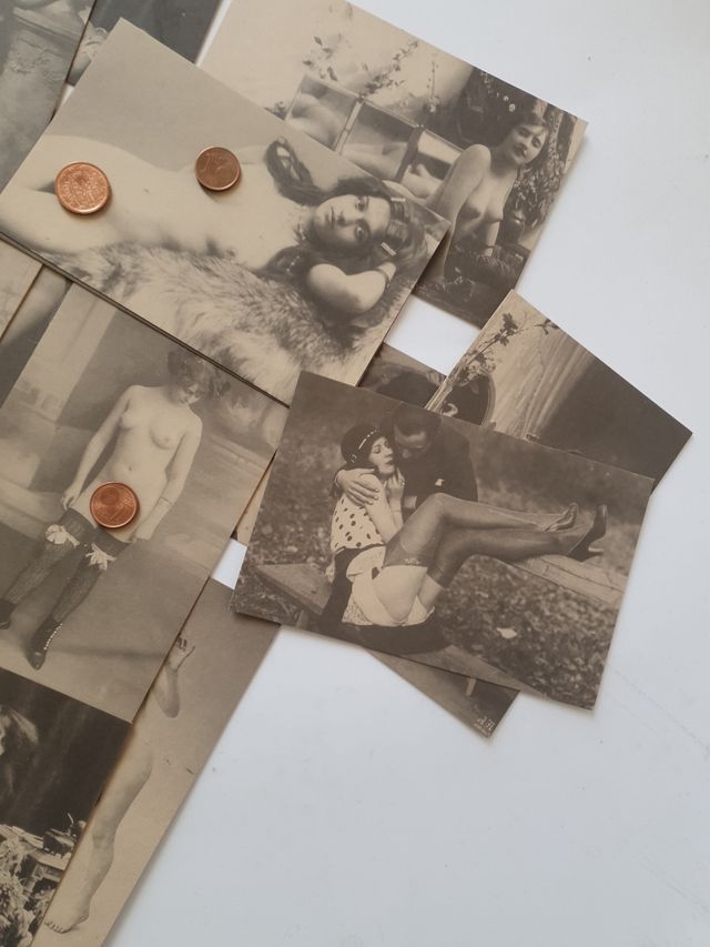 Lote postales eroticas francesas 1920