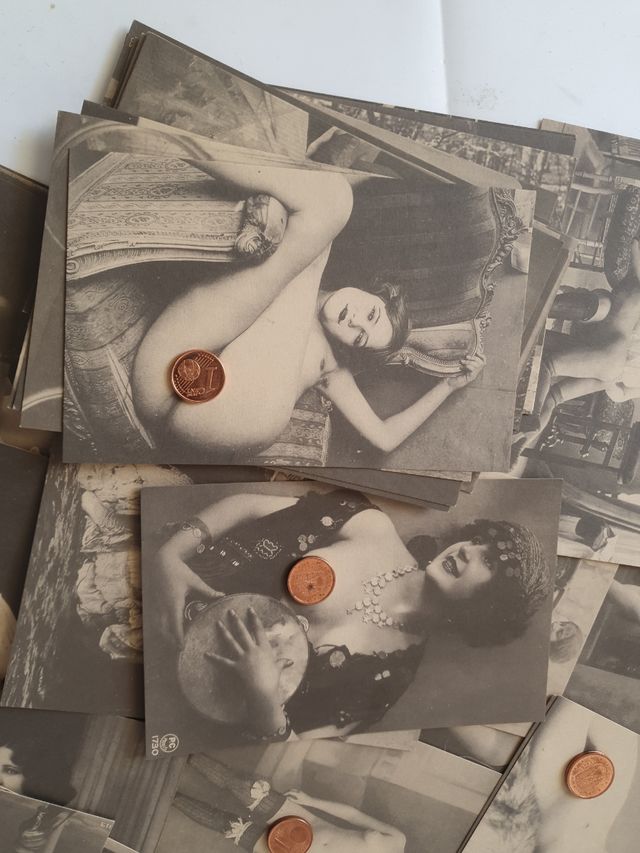 Lote postales eroticas francesas 1920
