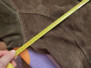 Chaqueta ante larga talla 44