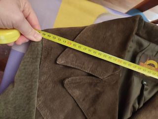 Chaqueta ante larga talla 44