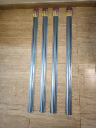 Lote de cuatro tapa cables de acero inox