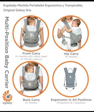 Ergobaby porta bebé, último precio 