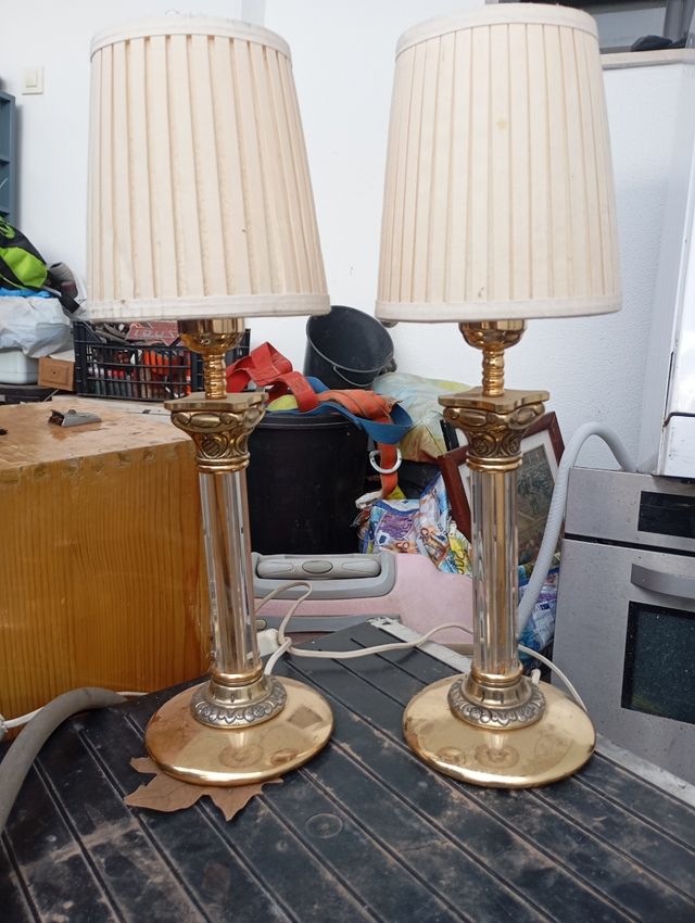 Lamparas  antiguas de mesa