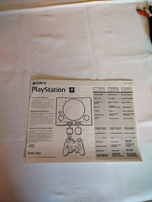 Manual PS1 original