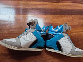 Botines 41 piel con cuña