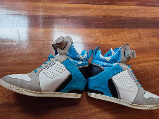 Botines 41 piel con cuña