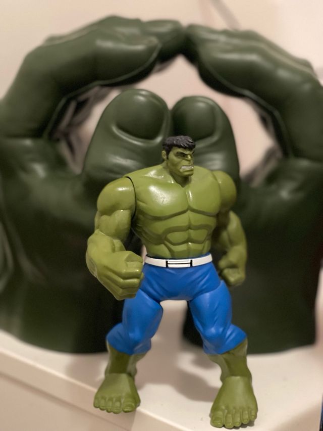 guantes de hulk gigantes marvel
