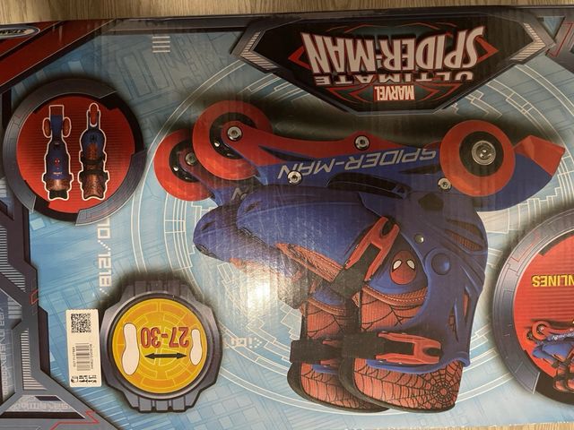 Patines spider man marvel talla 27 a 30