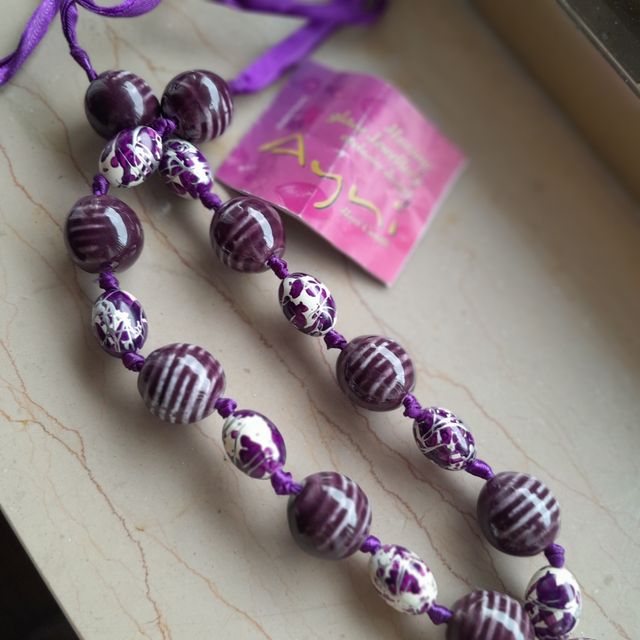 Collana  con boule di Murano