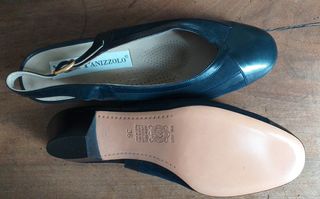 Sandali neri Mario Panizzolo