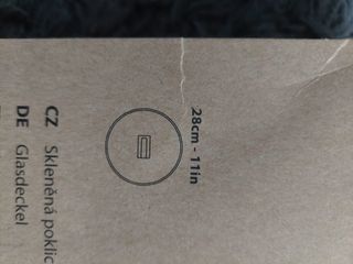 Tampa de vidro 28cm Berndes