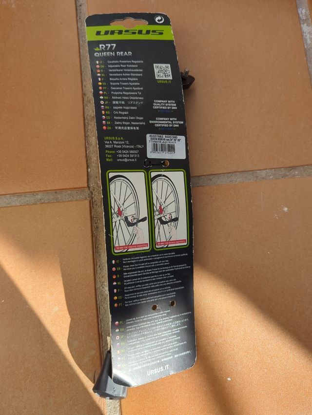 Pata para bicicleta sin estrenar