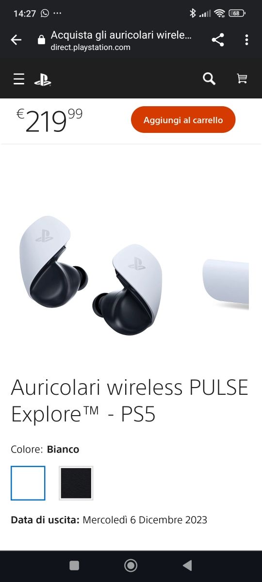 Auricolari wireless playstation pulse explore