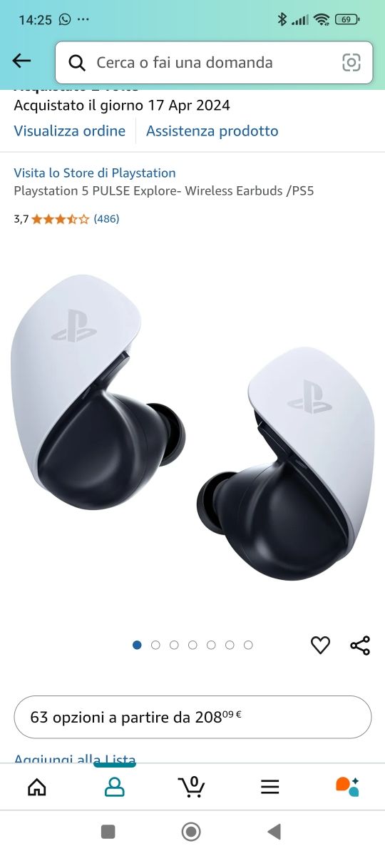 Auricolari wireless playstation pulse explore