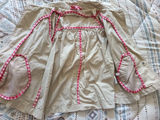 Gabardina niña talla 3-4 hm