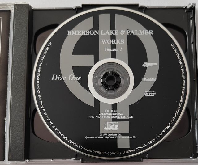 CD ELP - Works Volume 1