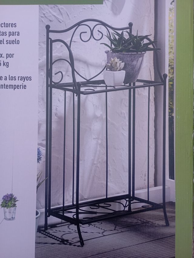 Estantería macetas
