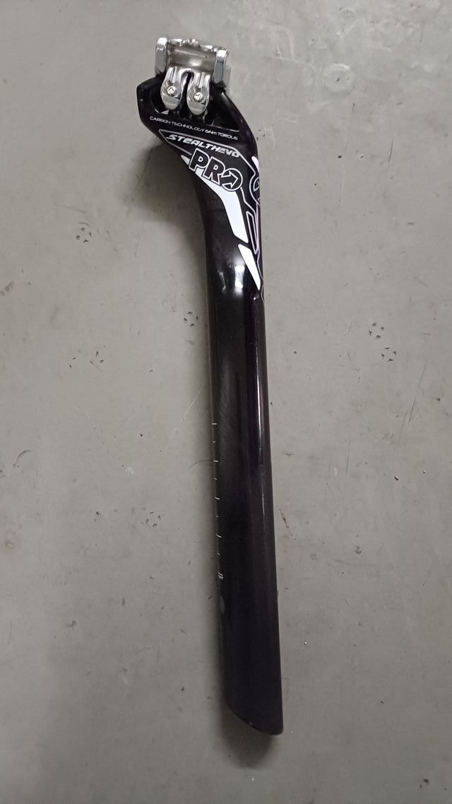 Tija Aero Pro Stealth Evo Carbono 31,6mm 350mm