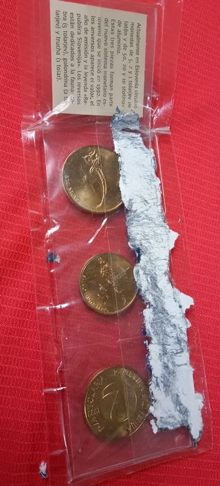 Monedas Eslovenia 