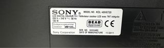 TV Sony 40’