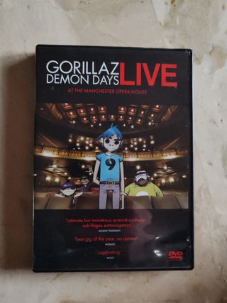 DVD GORILLAZ DEMON DAYS LIVE