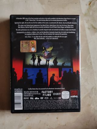 DVD GORILLAZ DEMON DAYS LIVE