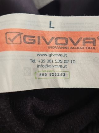 Lotto Givova calcio: kway e pinocchietto