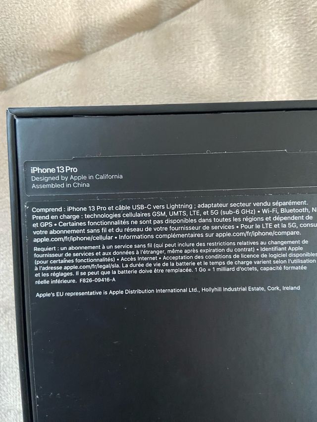 Caja iphon 13pro