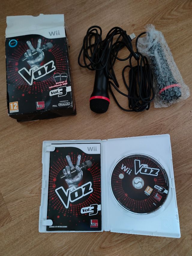 Game Wii the voice 3 e 2 microfoni