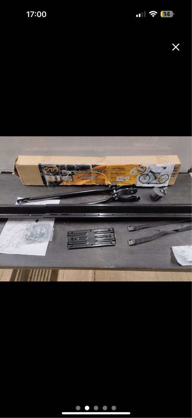 Porta bicicletas para baca