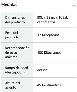 Mecedora silla Modelo Torino 