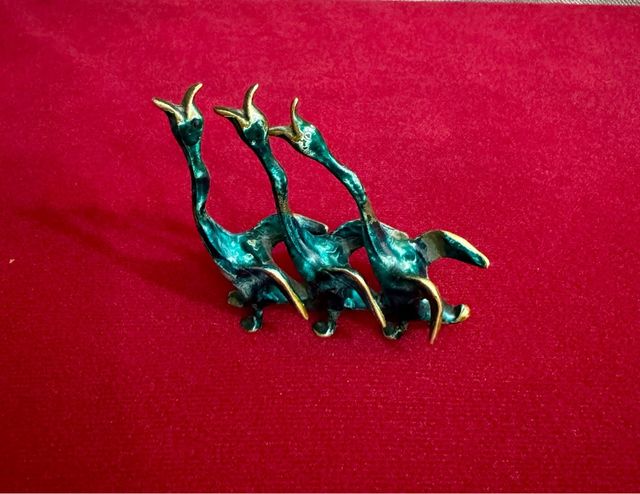 TRIO DI OCHE IN BRONZO